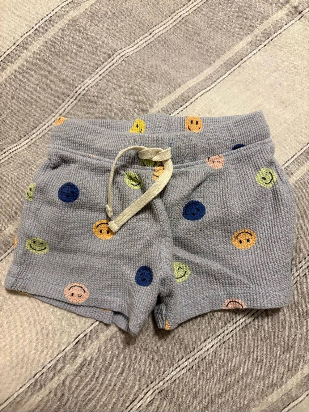 Old Navy Light Blue Smiley Pajama Set